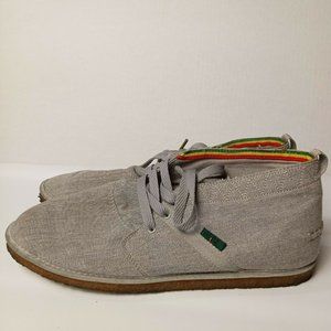 Mens Size 12 Bob Marley Shoes One Love Pipeline Burlap Chukka  Gray Burlap  US